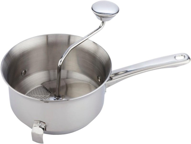 Norpro 2 Quart Stainless Steel Multipurpose Food Mill for Purees and Sauces - Image 1