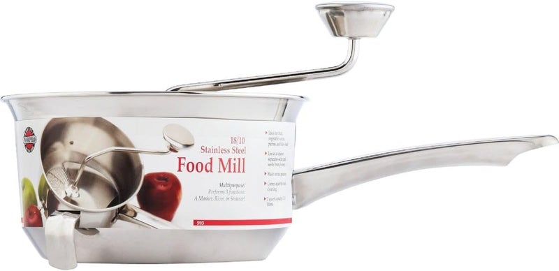 Norpro 2 Quart Stainless Steel Multipurpose Food Mill for Purees and Sauces - Image 3