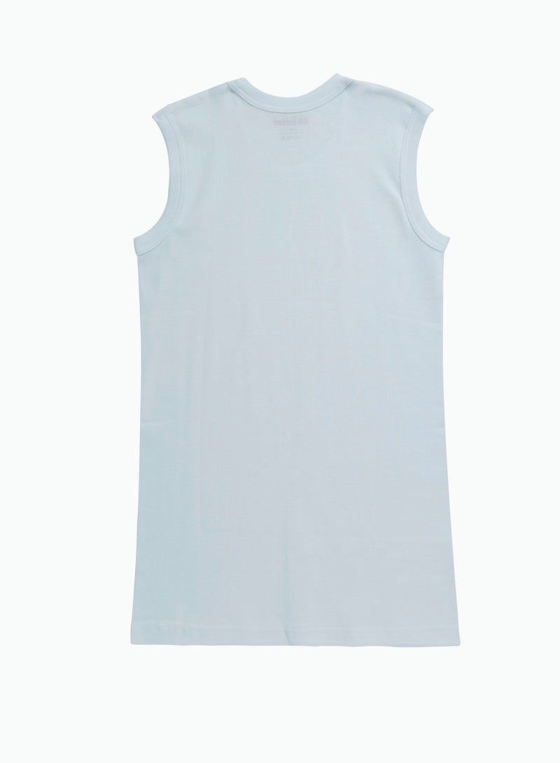 John Gladstone Mens Muscle Inner T-Shirt RN White pack of 6 - Image 3