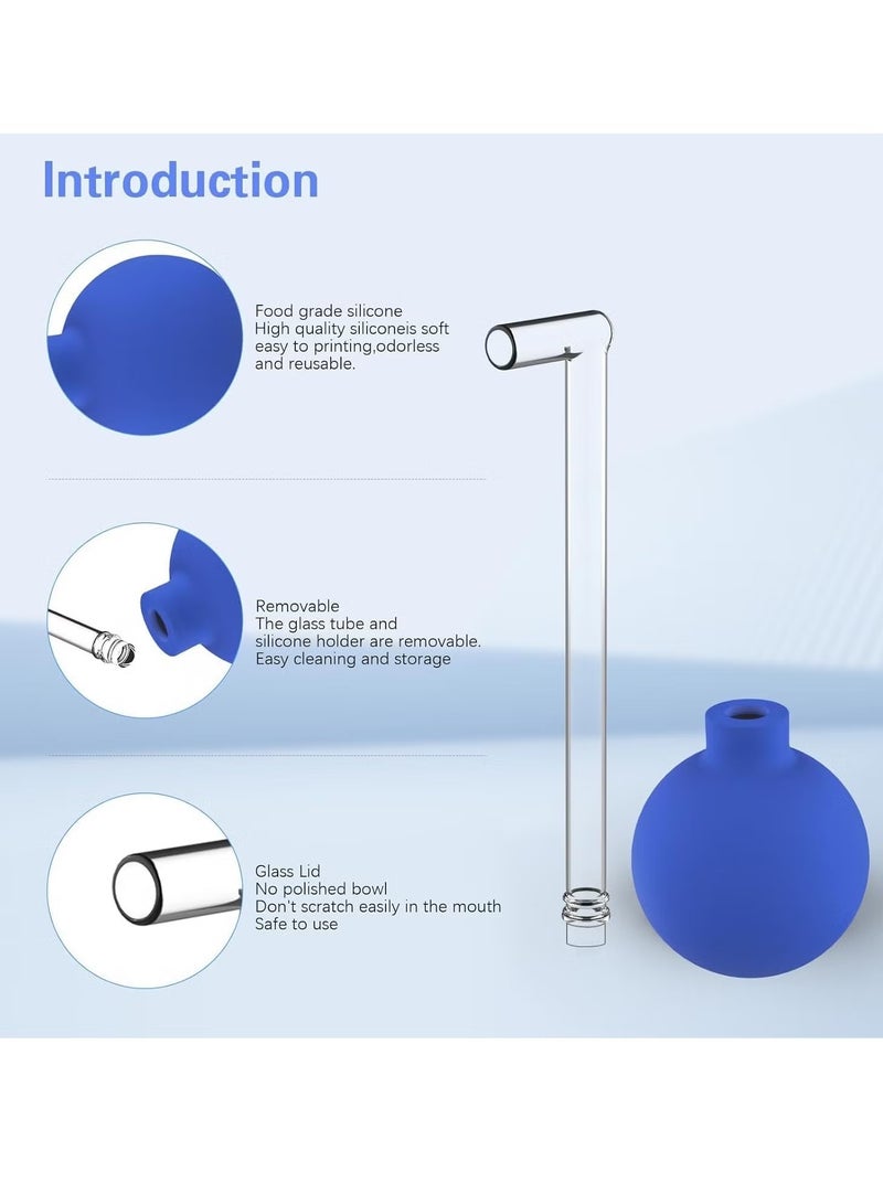 Tonsil Stone Remover Vacuum, Tonsil Stone Remover Kit, Tonsil Stone Removal Tool, Tonsil Cleaner - Manual Style Mouth Cleaning Oral Care Mouth Cleaner (Blue Color 1pc) - Image 3