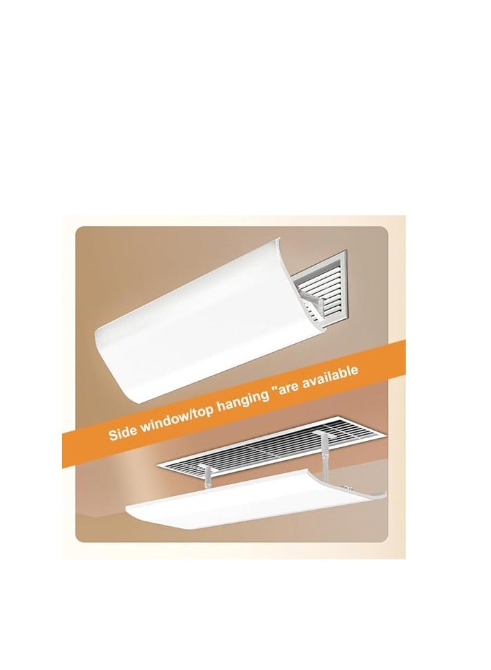 LAMAY Air Conditioning Wind Deflector Central Air Conditioning Windshield Anti-Direct Blow Baffle - Home, Bedroom, Living Room, Office, Four Seasons Universal (40cm) - Image 3