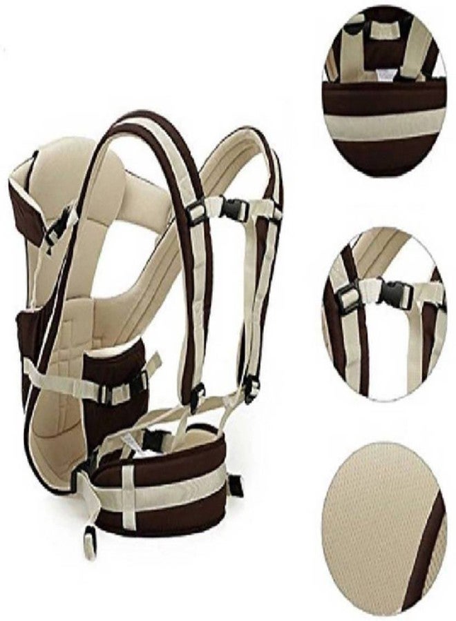 First Trend Multipurpose Strong 4 in 1 Baby Carrier with Coushion Padding for Baby Comfort Front Carry Facing in and Out, Back Carry, Feeding Position - Image 3