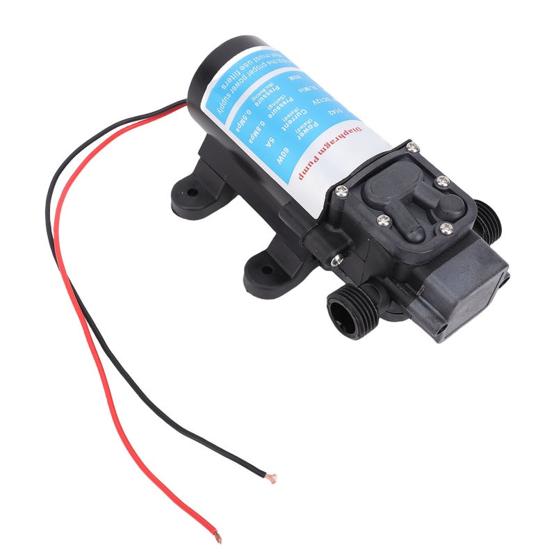 مضخة حجرة ضوئية صغيرة (مضخة الحجرة الصغيرة) ذاتية التسرب، مضخة ضغط ماء للمركبات المتنقلة (المركبات الرحلاتية) لغسيل السيارات والري، 60 واط، رأس ضغط 80 متر، مدخل ومخرج G1/2 - Image 3