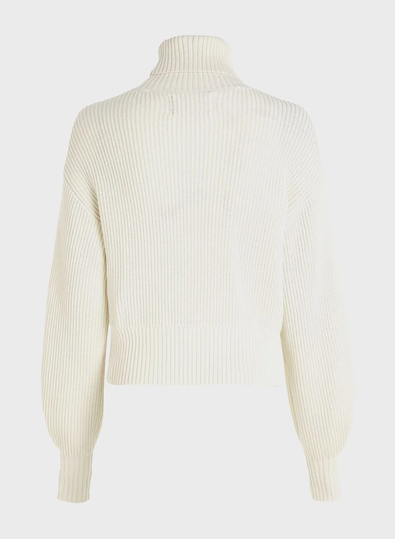 Calvin Klein Jeans Turtle Neck Knitted Sweater