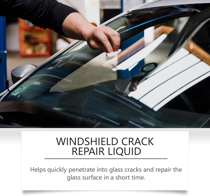 طقم إصلاح زجاج السيارة للشقوق إصلاح سريع للرقائق استخدام ليلي - Image 5