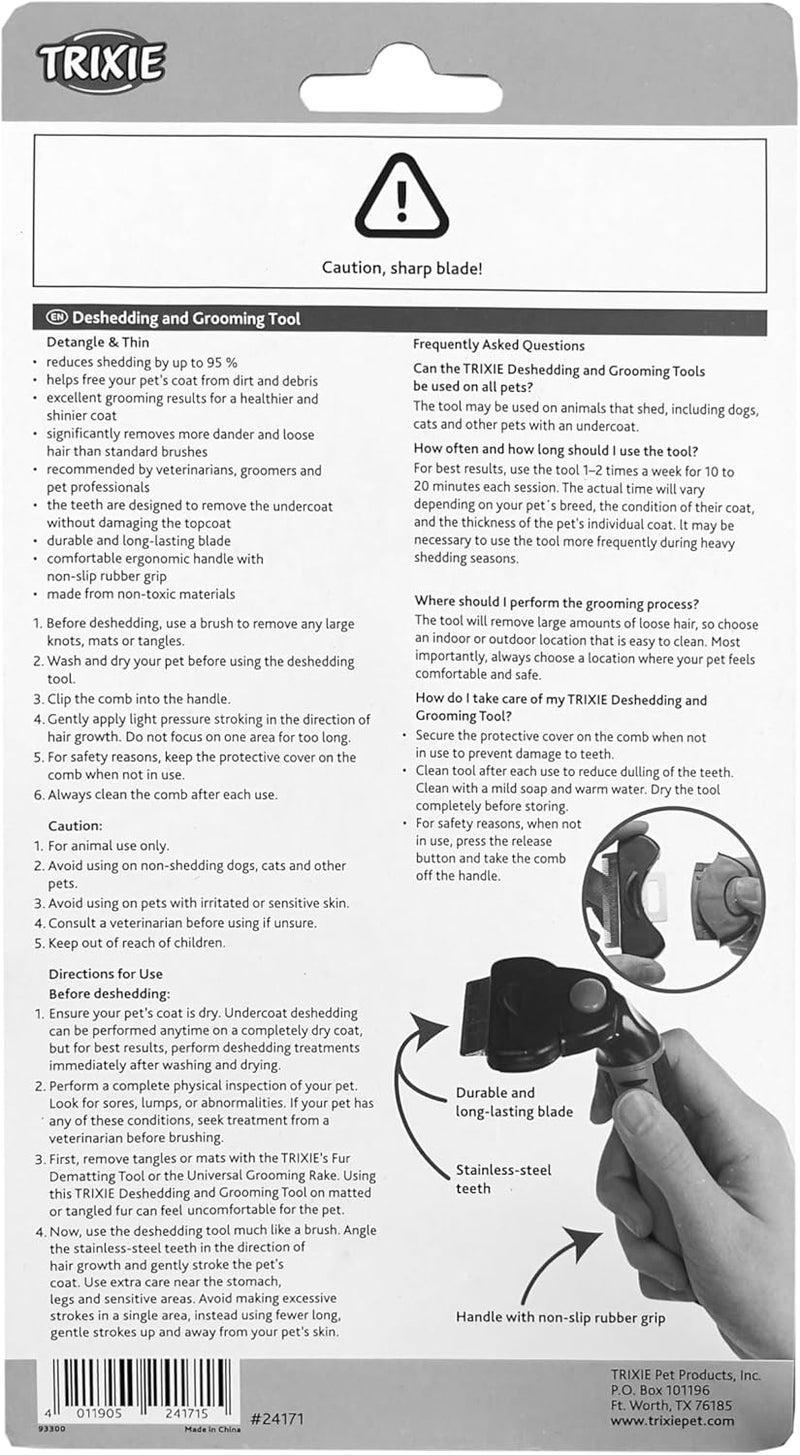 Trixie Carding Groomer Tool for Dogs - Image 2