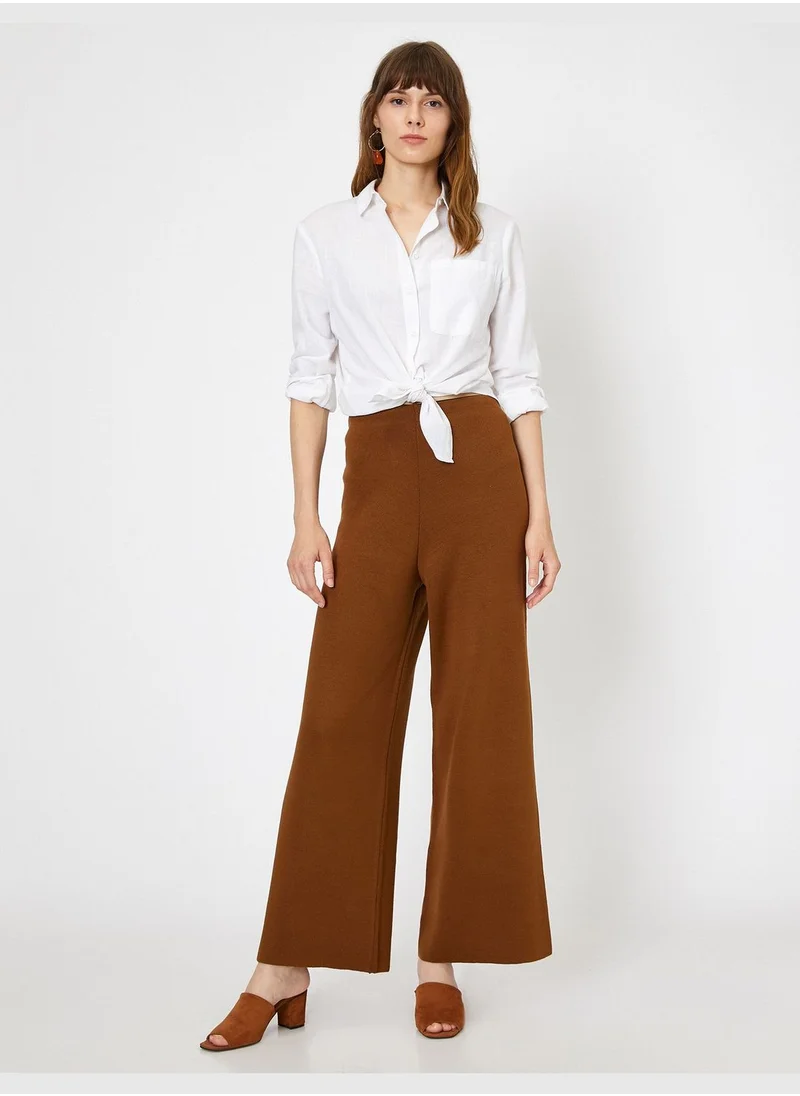 KOTON Flare Trousers