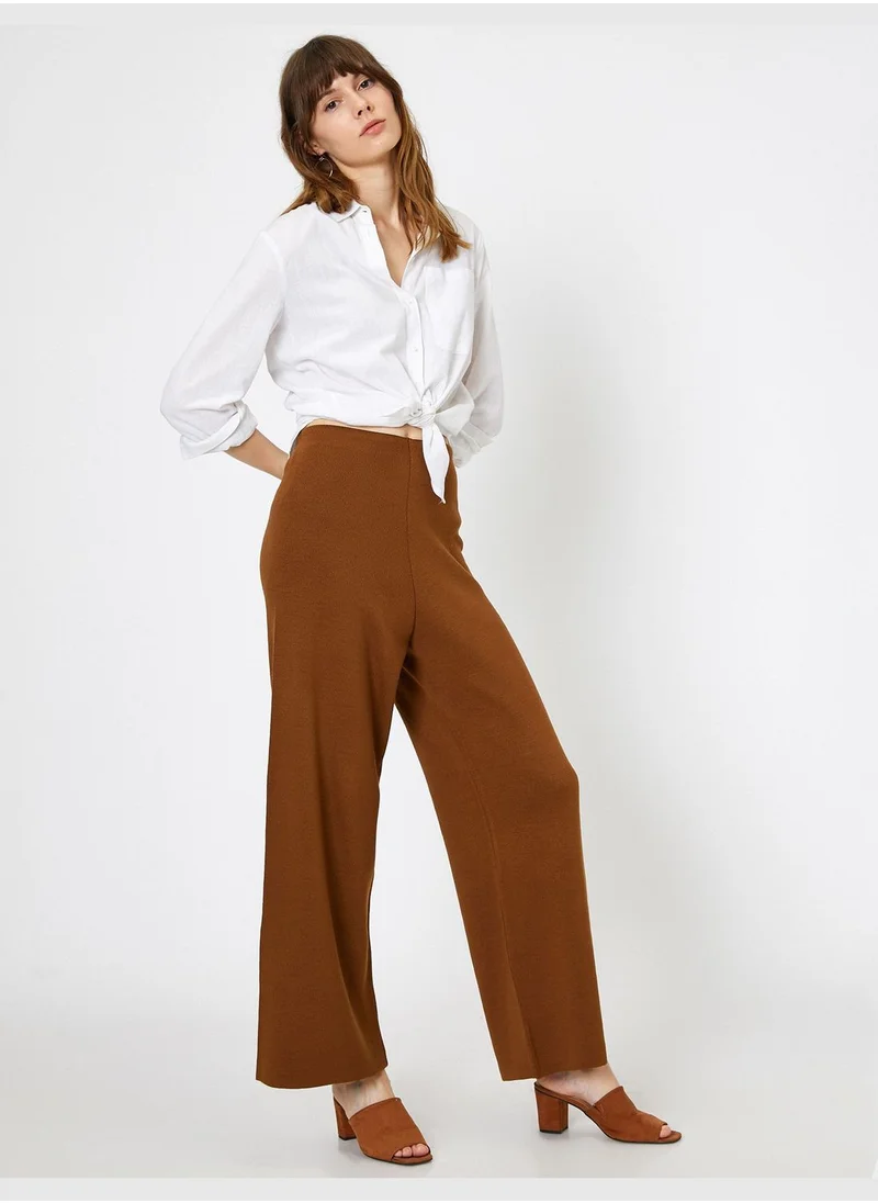 KOTON Flare Trousers