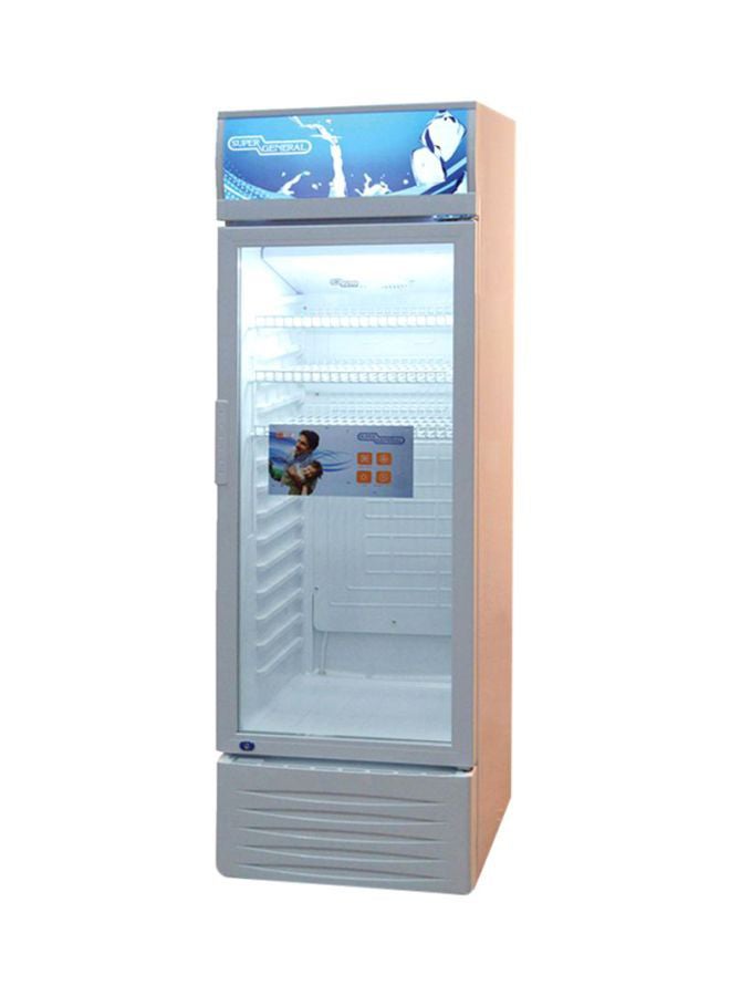 SUPER GENERAL 295 Liters Double Layered Glass Single Door Chiller 295 L 600 W SGSC 298 White - Image 1