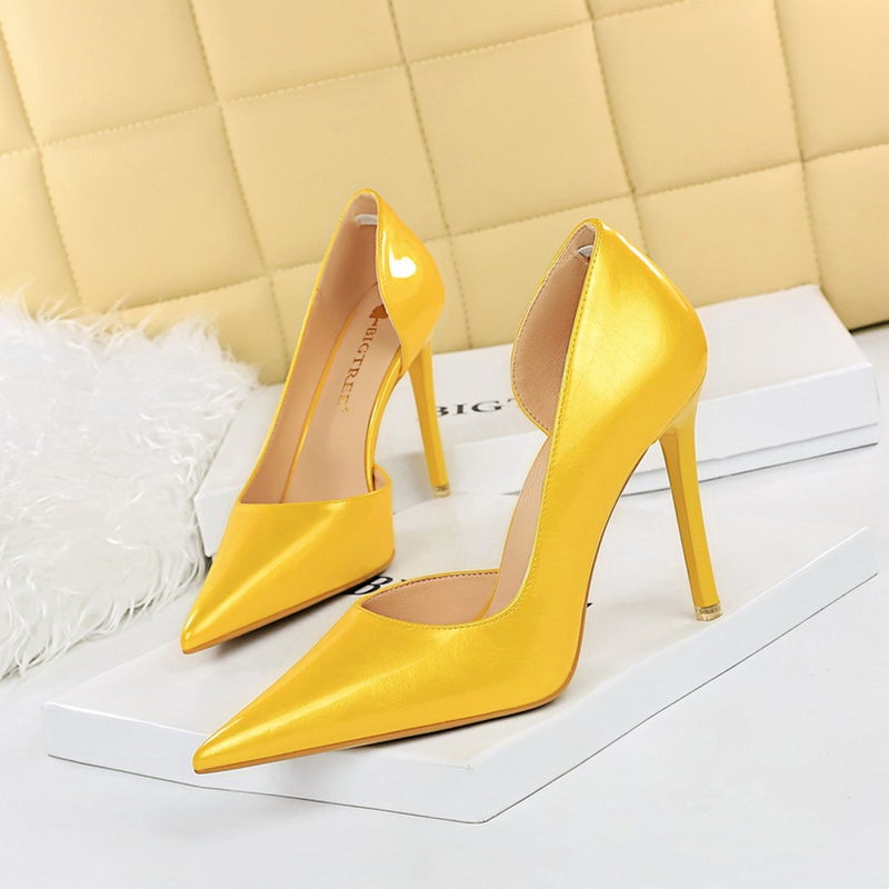 Womens Fashion Pumps 1363-2 Limited Edition Yellow 