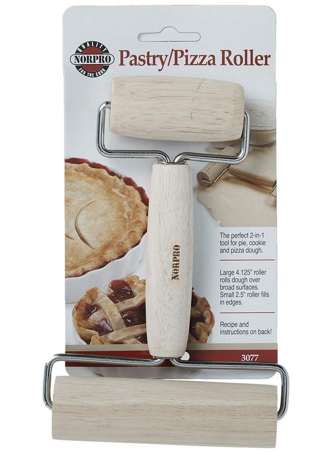 Norpro Wood Pastry/Pizza Roller 4in/10cm - Image 4