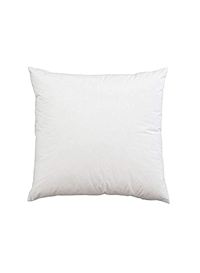 King Queen Soft Plain Hotel Cushion 45 X 45 Cm Plain1 White Polyester - Image 4