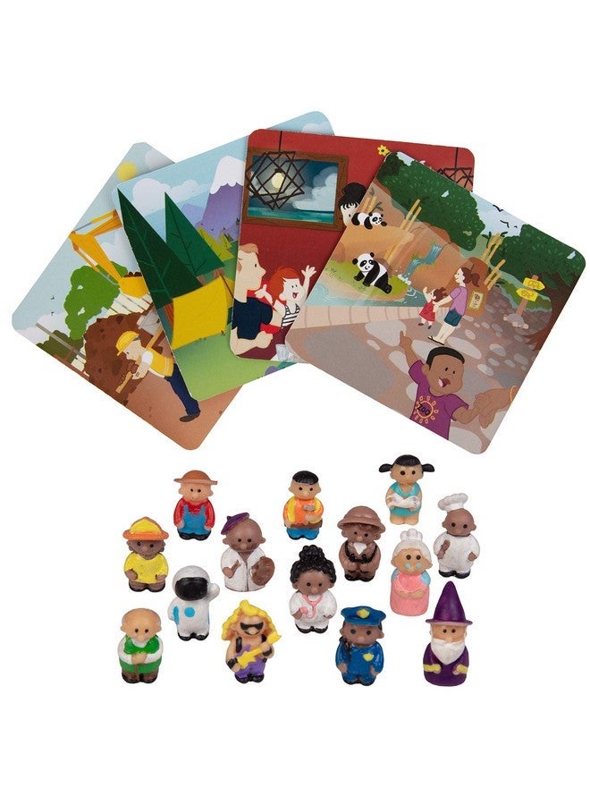 أس سي أس دايركت SCS Direct, Tall Tales Board Game & Expansion Combo Pack (مجموعة 93 قطعة) - لعبة رواية القصص التعليمية مع بطاقات القصة وقطع اللعبة ل 5 طرق للعب للأطفال والكبار والمدرسة والأصدقاء وهدية عيد الميلاد - Image 5