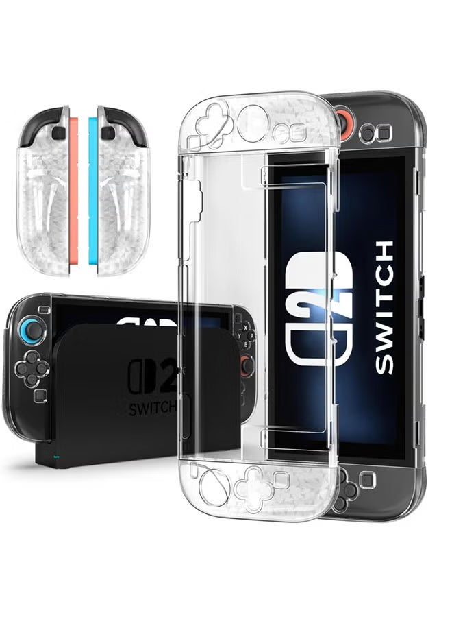 Risen Carrying Case for Nintendo Switch 2, 25 in 1, with 12 Game Card Slots, Screen Protectors and protective case and Grips Caps for Switch 2 Accessories - Image 4