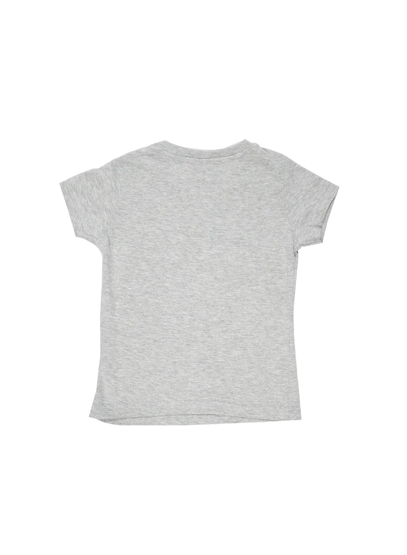 Mickey & Friends Disney Mickey & Minnie Friends Girls T-Shirt, Heather Grey