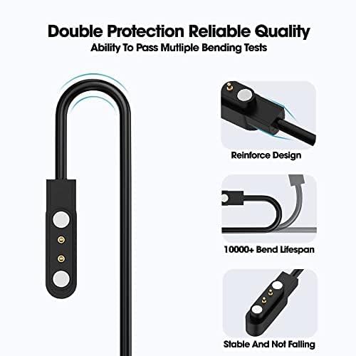 SKYCELL كابل شحن USB لساعة SKYCELL الذكية، متوافق مع Fire Boltt و boAt و Noise، شاحن ساعة ذكية لـ Firebolt، كابل شاحن ساعة ذكية لجميع الموديلات - Image 5