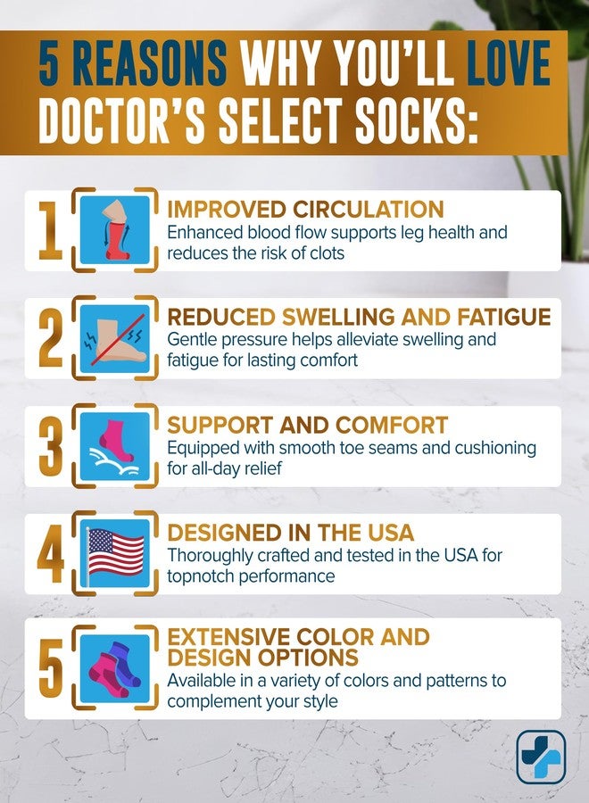 Doctor's Select® Copper Plus Size Compression Socks Wide Calf - 2 Pairs | 20-30mmHg Extra Wide Calf Compression Sock Women |Traveling & Running | Tan /cppr-3XL - Image 5