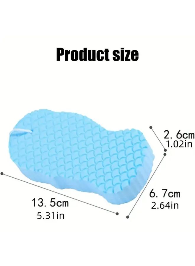 Pink 3D Ultra Soft Exfoliating Bath Ball Reusable Body Scrub for Deep Cleansing - Image 3