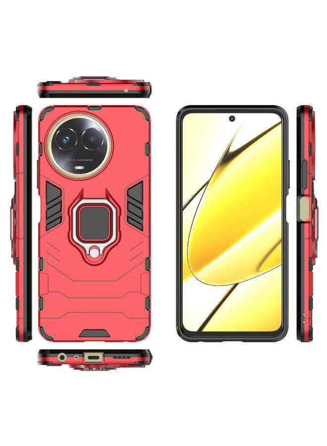 S-TOP Case For Realme 11 5G Global Shockproof PC + TPU Holder Phone Case - Image 2