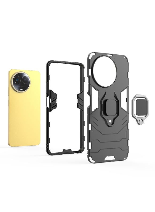 S-TOP Case For Realme 11 5G Global Shockproof PC + TPU Holder Phone Case - Image 3