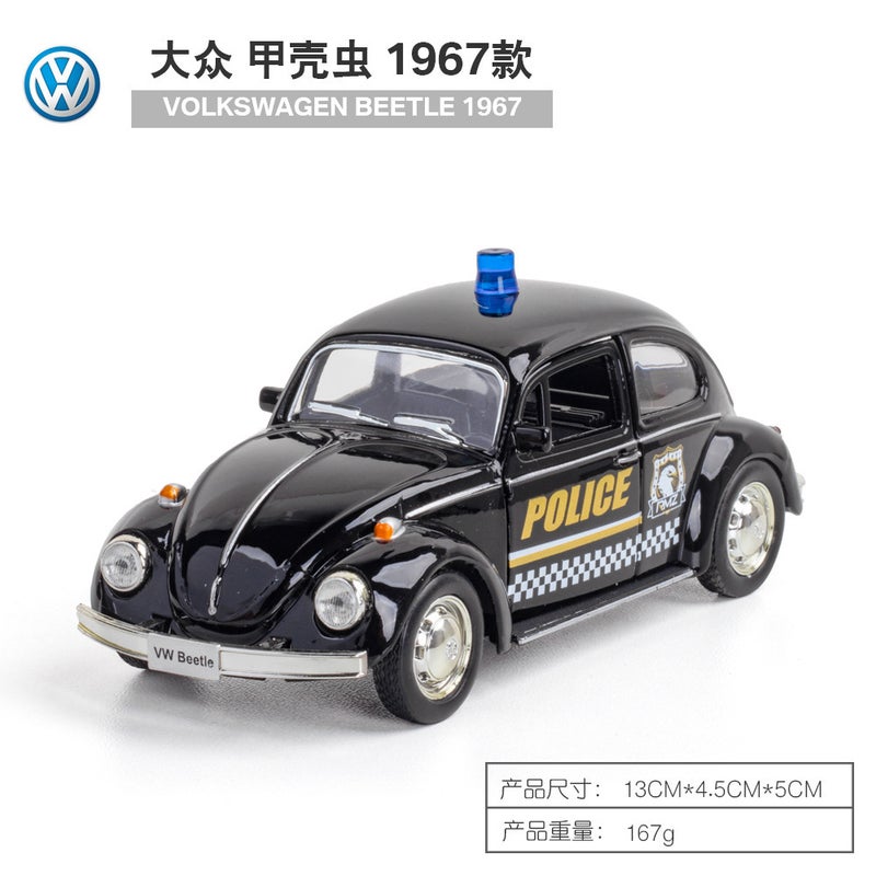 (Boxed) Simulation 1 To 36 American Mustang Rambo Police Car Children'S Toys Alloy Car Model Baking Accessories - Image 1