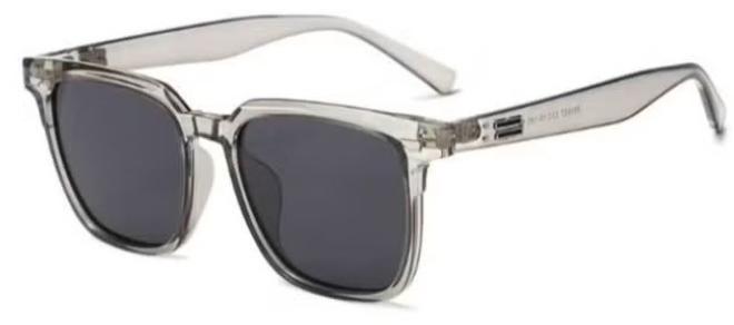 Polarized Aviator Sunglasses for Men Women, UV400 Protection Sun Glasses TR Fashion Anti-Glare Sun Shades for Driving, Fishing, Traveling (Transparent Gray Frame) - Image 1