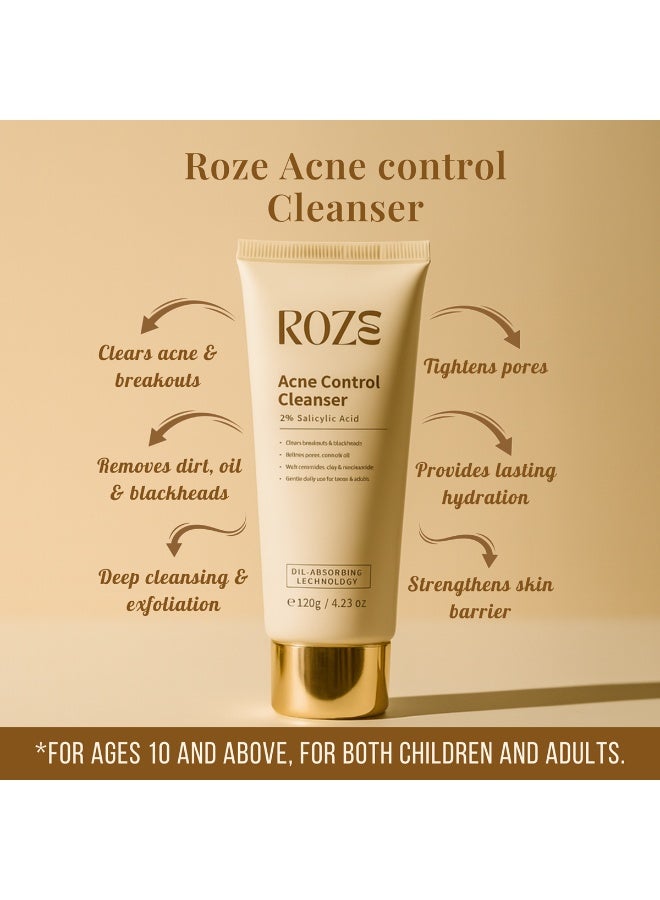 Roze Mega Pack – Cleanser | Moisturizer | Shampoo | Acne Cleanser | Body Lotion | Kids Moisturizer - Image 4