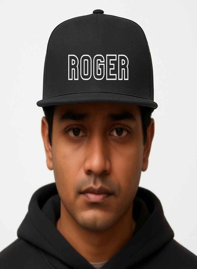 Nutcase Custom Swag Cap - Black Flat Brim Hip Hop Cap for Bold Street Style - Image 3