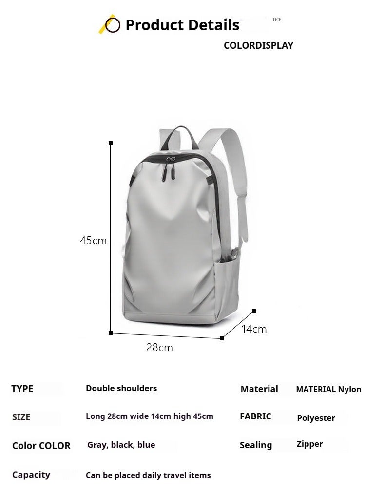 Backpack splash-proof travel bag leisure travel bag usb anti-theft computer bag  - Image 4