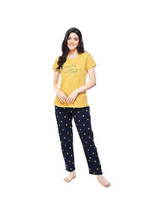 Yellow & Navy Blue