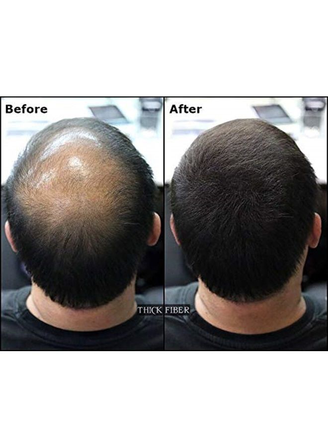 Thick Fiber THICK FIBER Hair Fibers for Thinning Hair & Bald Spots (BLACK) - 25g Bottle - Conceals Hair Loss in Seconds - Hair Powder for Women & Men  - Image 4
