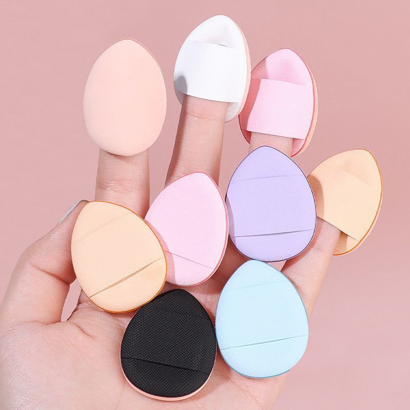 Finger puff concealer air cushion mini no powder portable sponge makeup cotton thumb small slippers puff beauty egg - Image 3