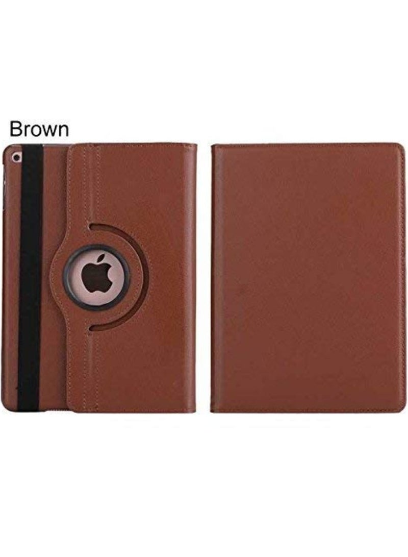 DUSALA Smart 360-Degree Rotating Stand Case for Apple iPad 10.2 inch (9th Gen 2021, 8th Gen 2020, 7th Gen 2019) - Brown - Image 2