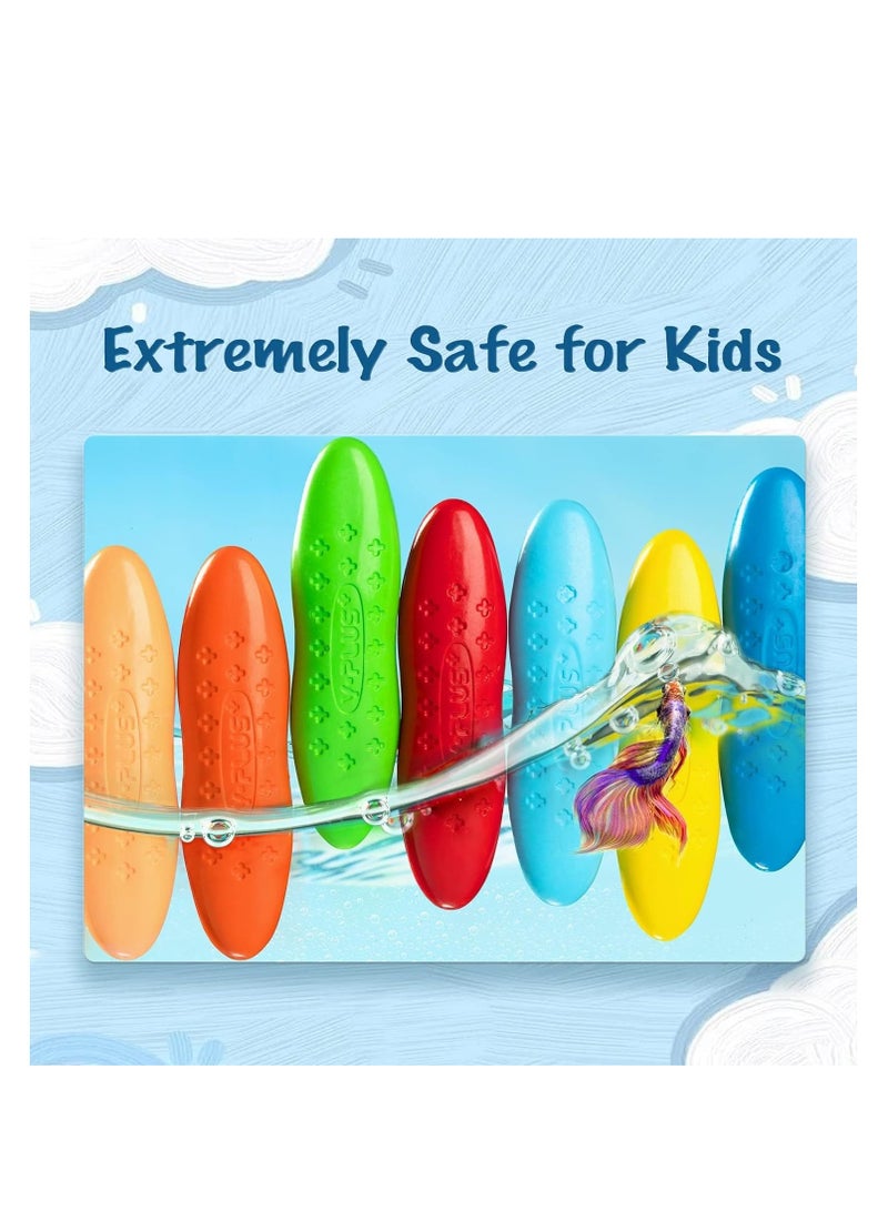 YPlus ألوان شمع الفول السوداني YPLUS للأطفال، 12 لون شمع قابل للغسل للأطفال الصغار، شمع غير سام للأطفال من عمر 2-4، 1-3، 4-8، مستلزمات فنون التلوين - Image 2