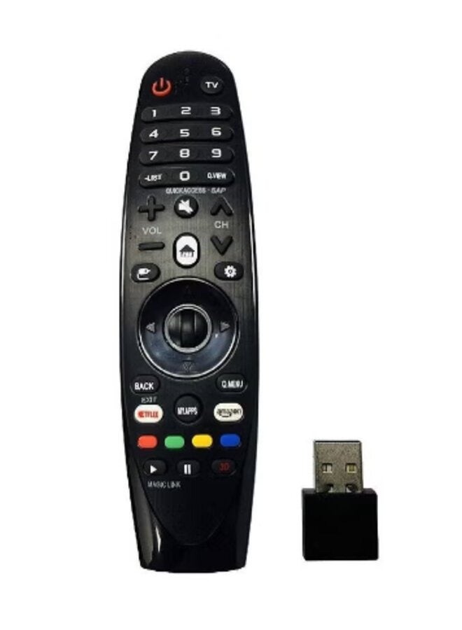 جهاز التحكم عن بعد للتلفزيون الذكي LG Smart Universal Magic بدون وظيفة صوتية، أسود - Image 1