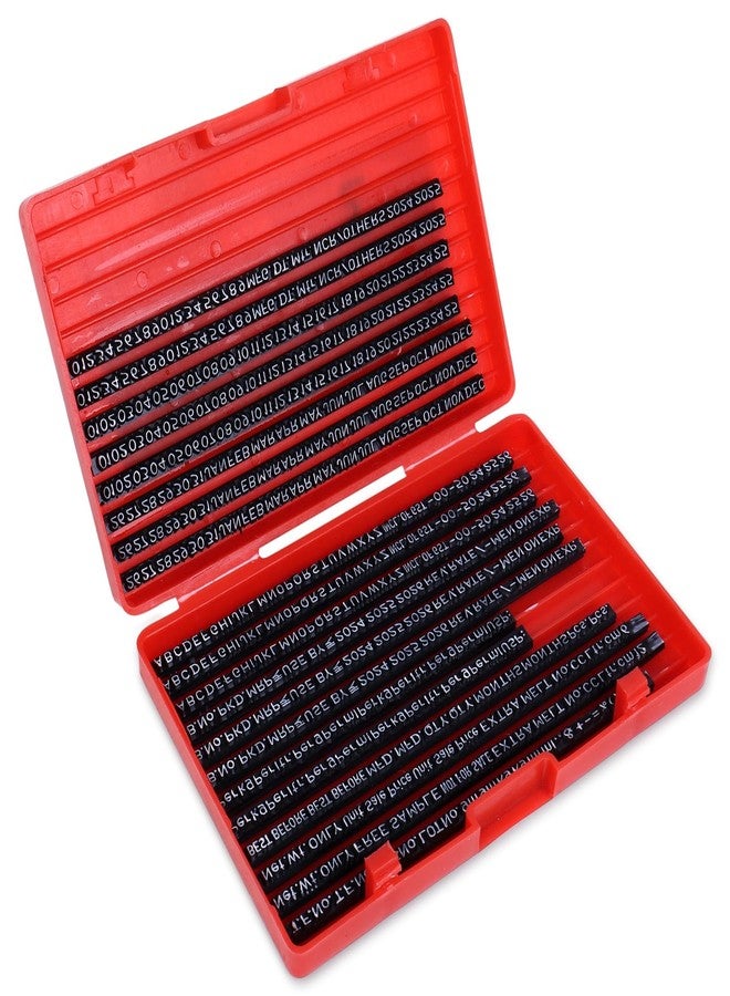 Dinojames 3mm Small Grooved Letter Kit Box | Compatible with All SG Model Batch Coding Machines | Rubber Type Set for Printing - Image 1