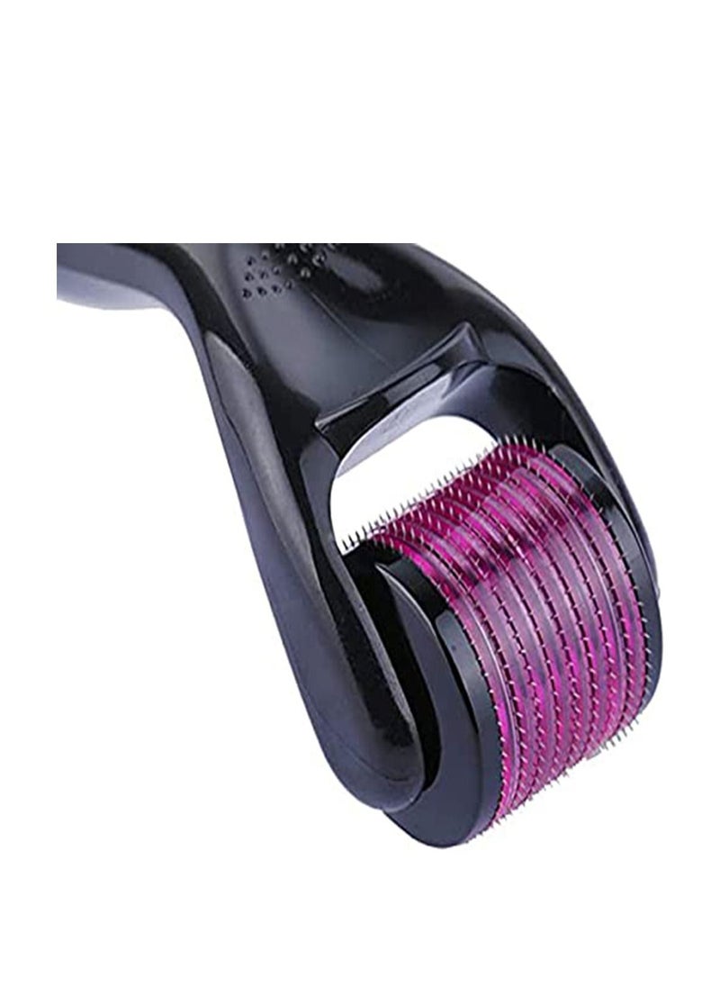SYOSI - Skin Roller Titanium 540 Micro-needle Roller 2pcs Set for Face Neck Hair Growth and Body 0.5mm Wrinkle Acne Scar Stretch Mark Treatment Micro Needling Microdermabrasion Roller - Image 1