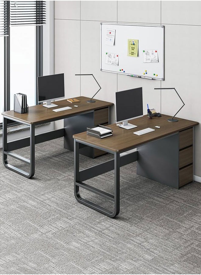 Computer Desk,Gaming Desk,Home Office Desk with Storage Cabinet,100 * 50 * 73CM Study Table with BookShelf,Work Writing Reading Desk,Executive Desk,Laptop PC Desk,Home Office Workstation(Chair not Included)