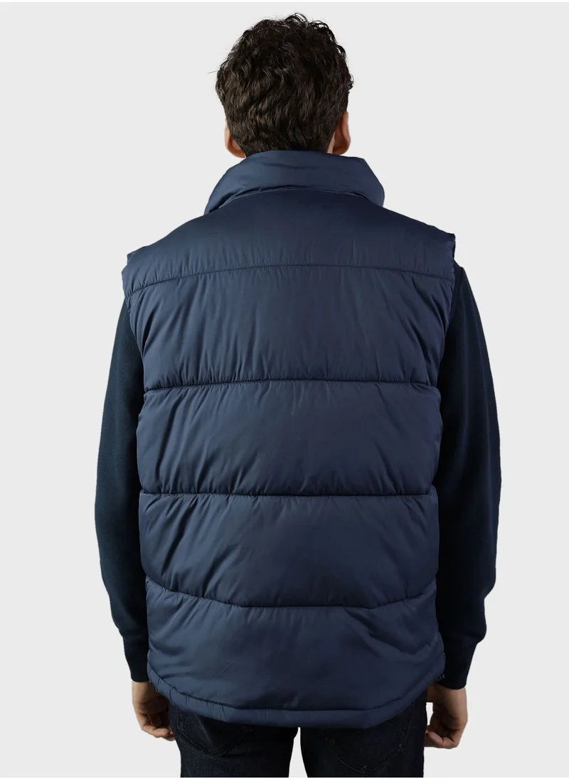 American Eagle Zip Through Puffer Jacket