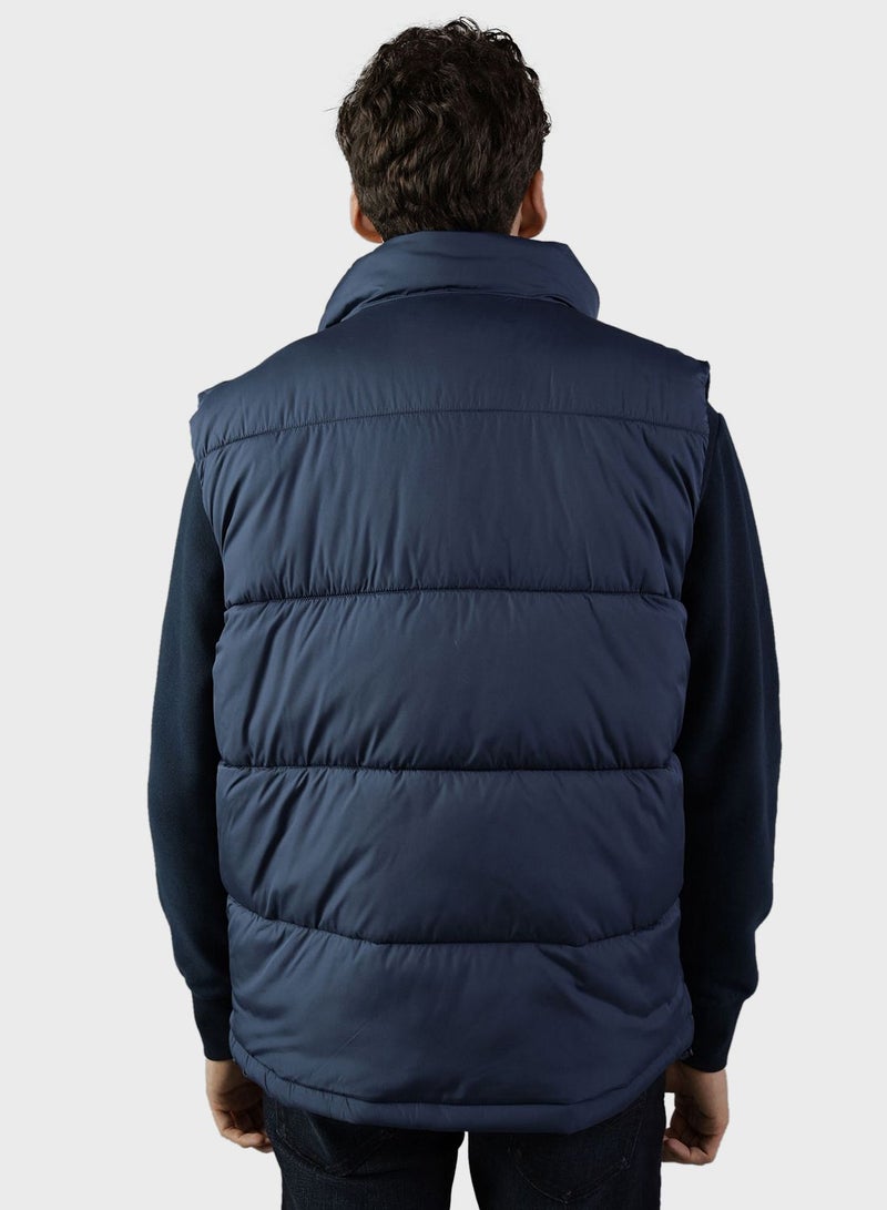 American Eagle Zip Through Puffer Jacket - Image 2