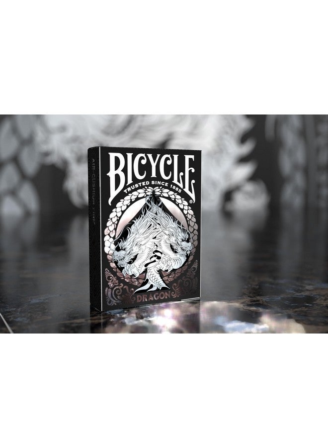 Bicycle Black Dragon Playing Cards - 1 Deck, Air Cushion Finish, Professional, Superb Handling & Durability, Great Gift For Card Collectors - Image 2