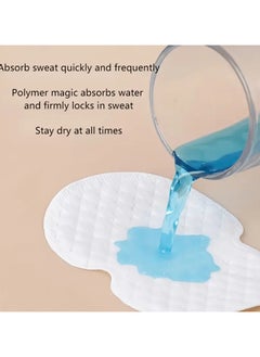 Generic 50 PCS Underarm Sweat Pads -PREMIUM QUALITY Fight Hyperhidrosis for Men and Women Comfortable, Non Visible, Extra Adhesive, Disposable Dress Guards/Shields, Non Sweat Armpit Protection  - Image 3
