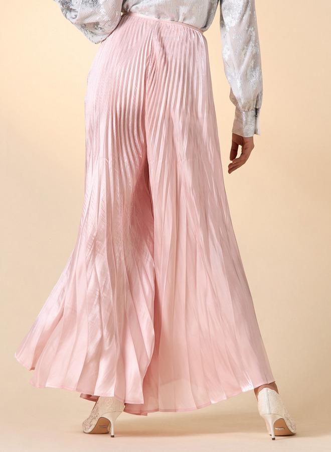 ايكونيك بنطلون بلازو بخصر مرن وطيات من آيكونيك - Image 3