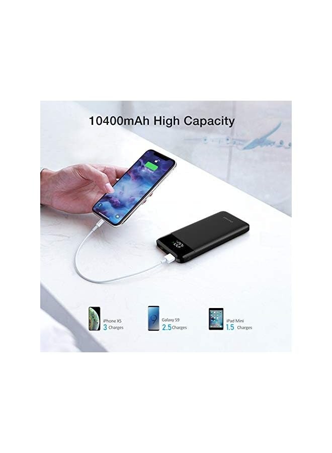 Charmast Portable Charger Slim Thin 10000 mah, 20W USB C Quick charge Battery Pack, Charmast PD 10400mAh Type C Power Bank Compatible with Cell Phones, Tablets, IPhone, Samsung, Google Pixel,Galaxy S8,More - Image 3