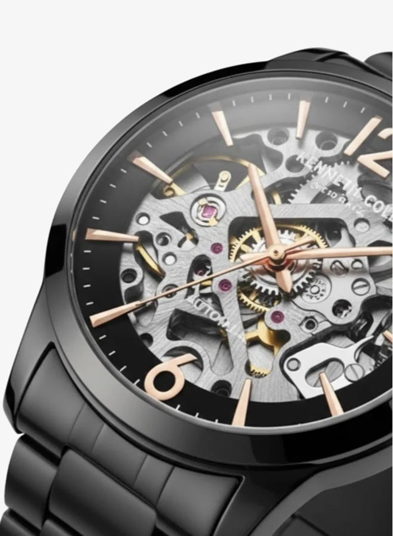 Kenneth Cole New York  Gunmetal Dial and Gunmetal Stainless Steel Bracelet Automatic Watch for Women 36mm for Women | Best Price UAE