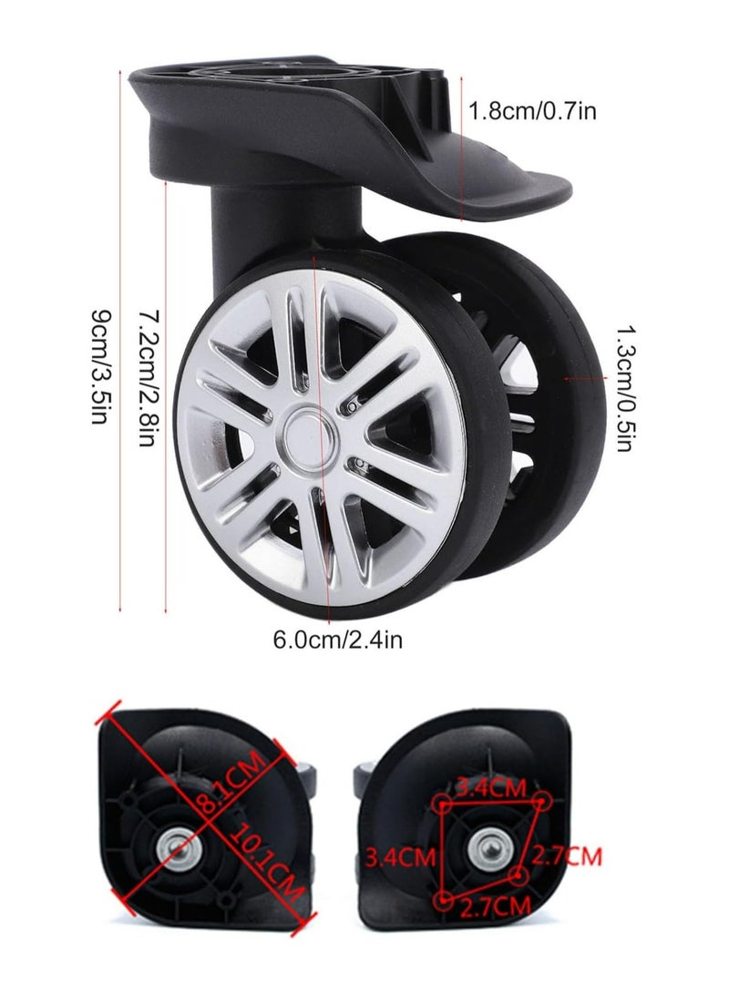 Oasisgalore Luggage Casters, Suitcase Wheels Easy To Install Practical for Luggage for Suitcase  - Image 5
