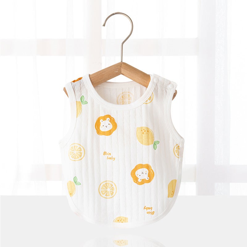 Baby Half-back Belly Bag Summer Thin Pure Cotton Newborn Baby Belly Protector Belly Protector - Image 1