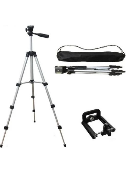 İstanbul Teknoloji - Istanbul Technology Phone and Camera Holder Tripod Stand 105 cm (With Phone Holder-With Scale) - Image 1