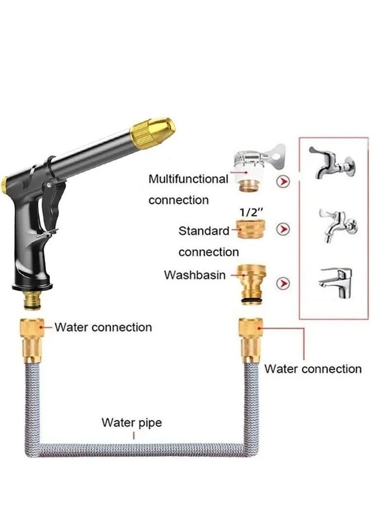 ARTC ARTC Flexible Washer And Extendable Water Hose With Spray Nozzle For Watering Garden And Car Washing With 100ft Length Or 30 Meter  - Image 2