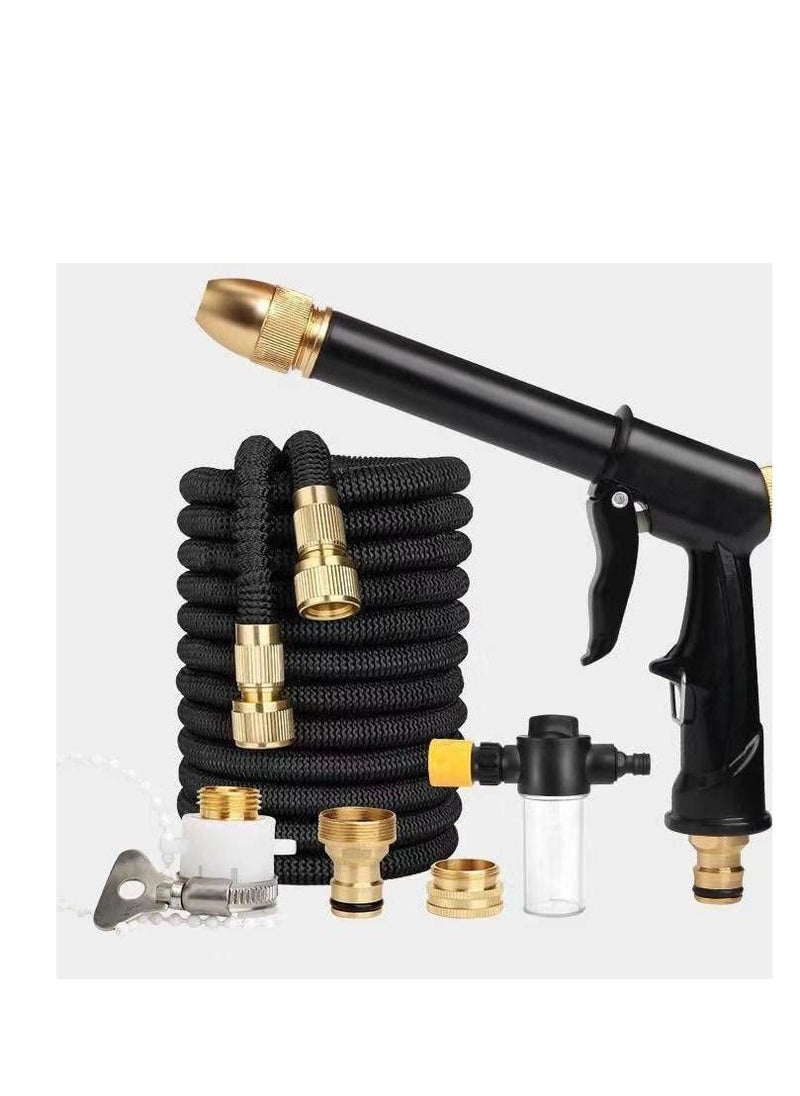 ARTC ARTC Flexible Washer And Extendable Water Hose With Spray Nozzle For Watering Garden And Car Washing With 100ft Length Or 30 Meter  - Image 3